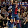 Kapitán Barcelony Carles Puyol slaví gól