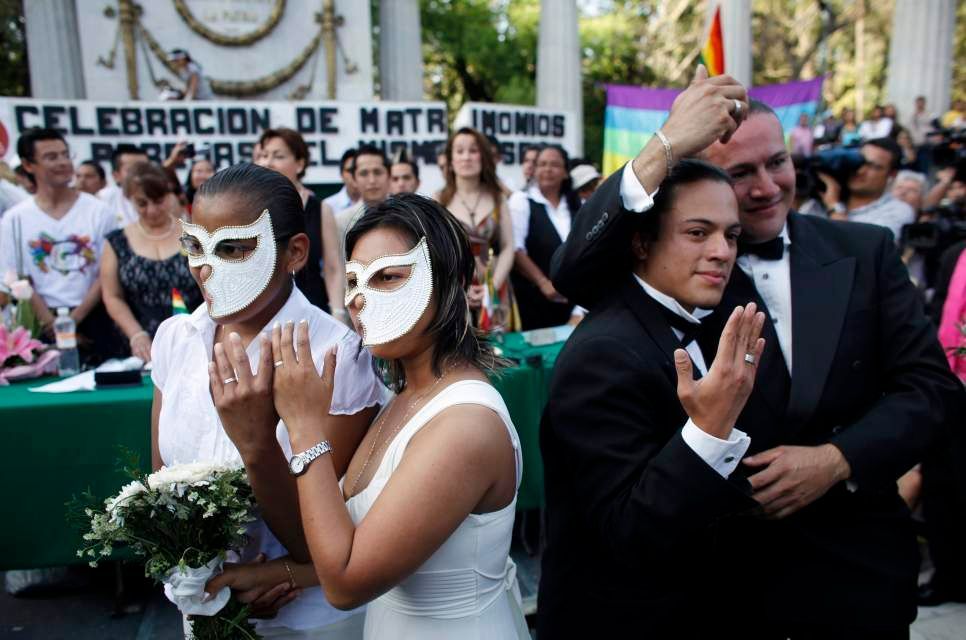 Mexico City - oslavy svateb homosexuálů
