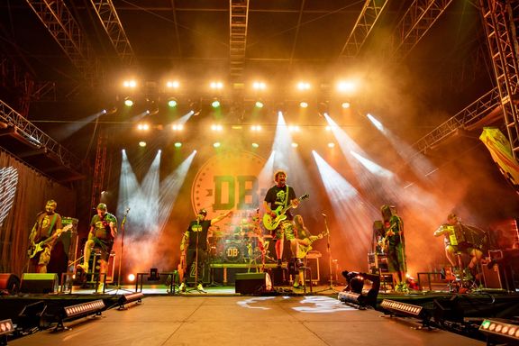 Rocková skupina Divokej Bill. Festival Hrady CZ.