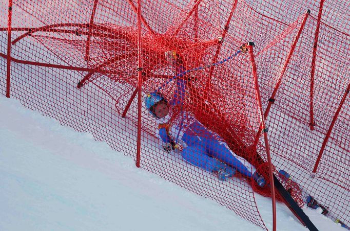 Elena Fanchiniová upadla při olympijském tréninku