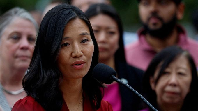 Demokratická starostka amerického Bostonu Michelle Wu.