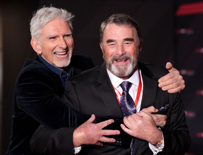 Zahájení sezony F1 75: šampioni F1 Damon Hill a Nigel Mansell