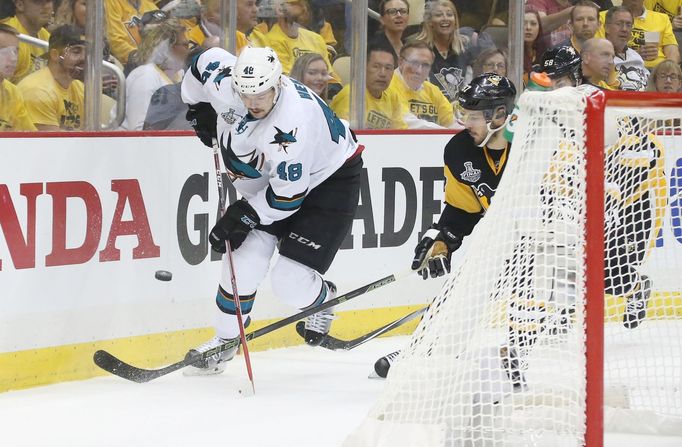 NHL: Stanley Cup Final-San Jose Sharks at Pittsburgh Penguins, TOmáš Hertl