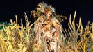 A reveller from the Vila Isabel samba school