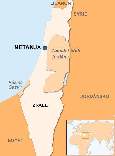 Netanja - bombové útoky
