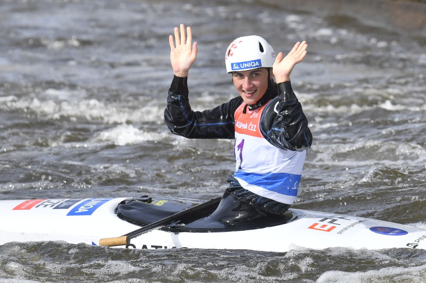 ME ve vodním slalomu 2020 v Praze: Vítězná kanoistka Gabriela Satková