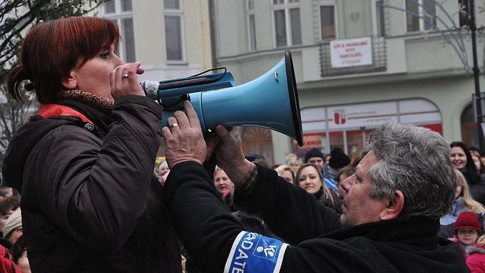 Stávka v Ostravě: Vládo dej si pozor, hrozil Kuří rynek