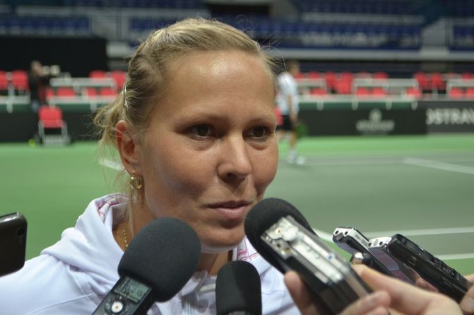 Fed Cup 2013 Česko - Austrálie (Hradecká)