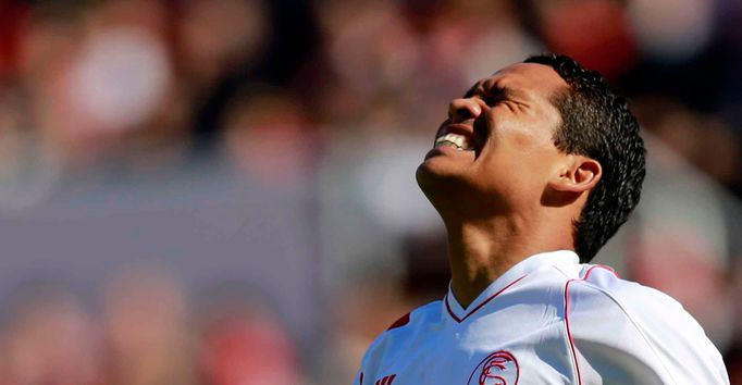 Carlos Bacca v zápase španělské La Ligy