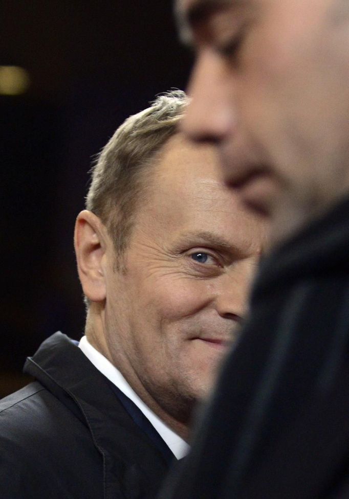 Donald Tusk na summitu v Bruselu. Má důvody k úsměvu?