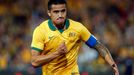 Tim Cahill slaví branku Austrálie v přípravě před MS 2014