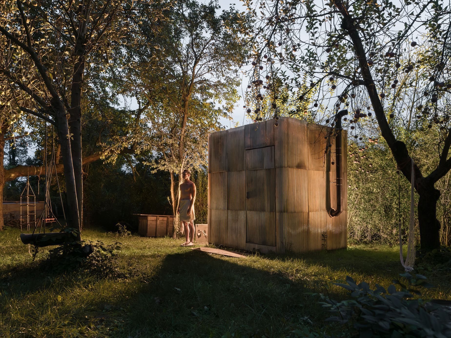 Upcyklovaná sauna