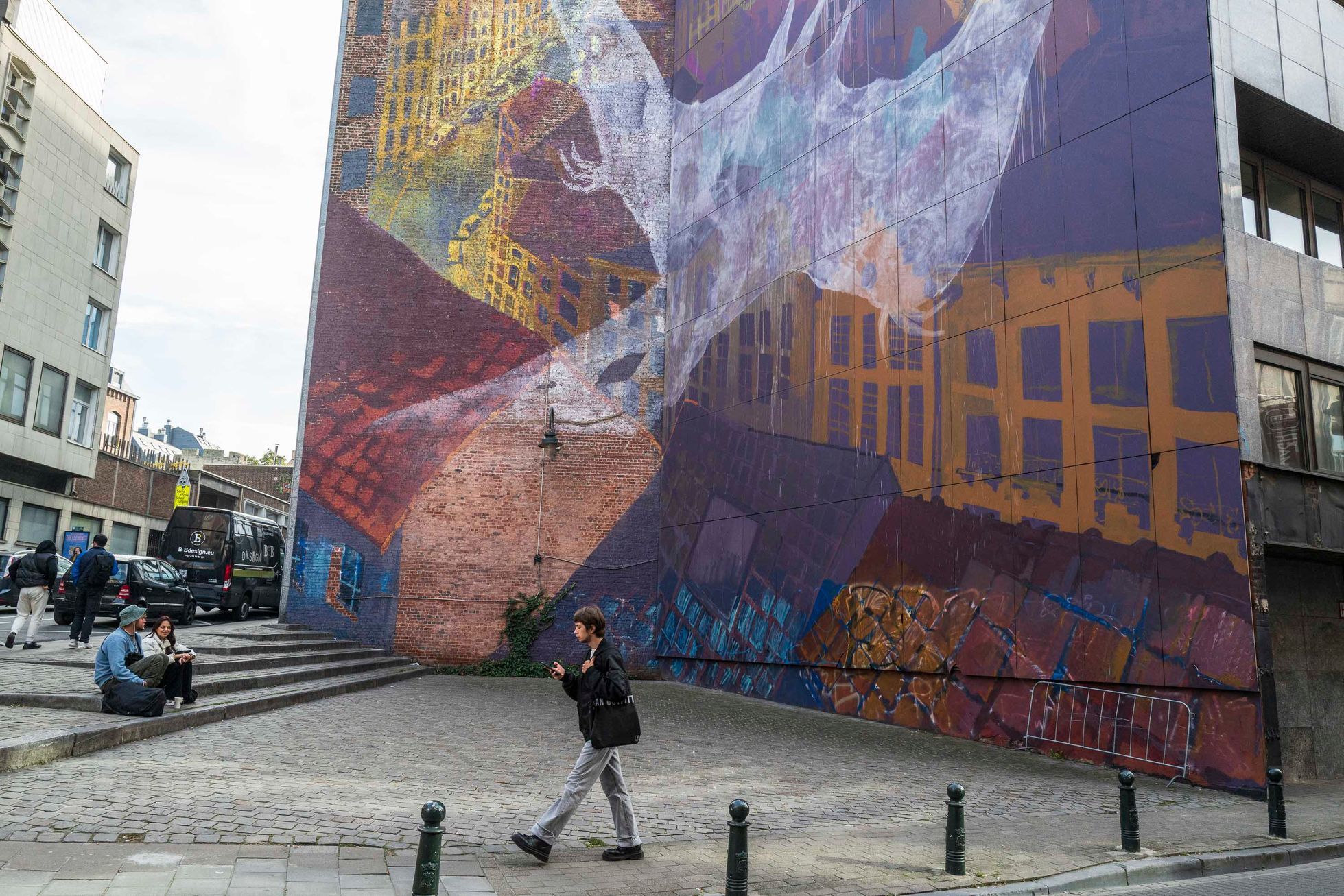 Brusel, murály, umění, grafity