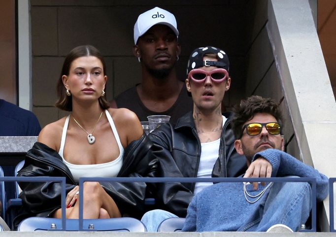 Justin Bieber, Hailey Bieberová, NBA hráč Jimmy Butler