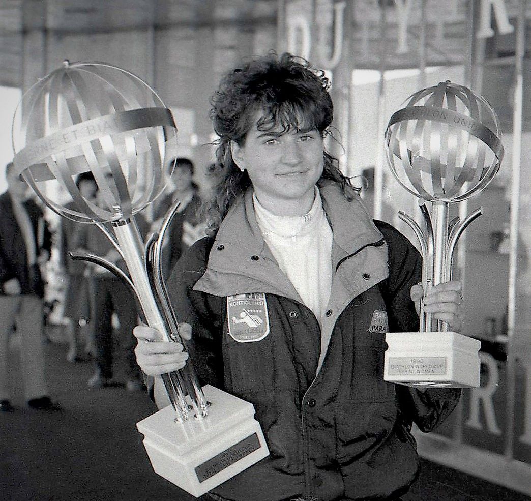 Jiřina Adamičková - Pelcová, Světový pohár, biatlon, 1990