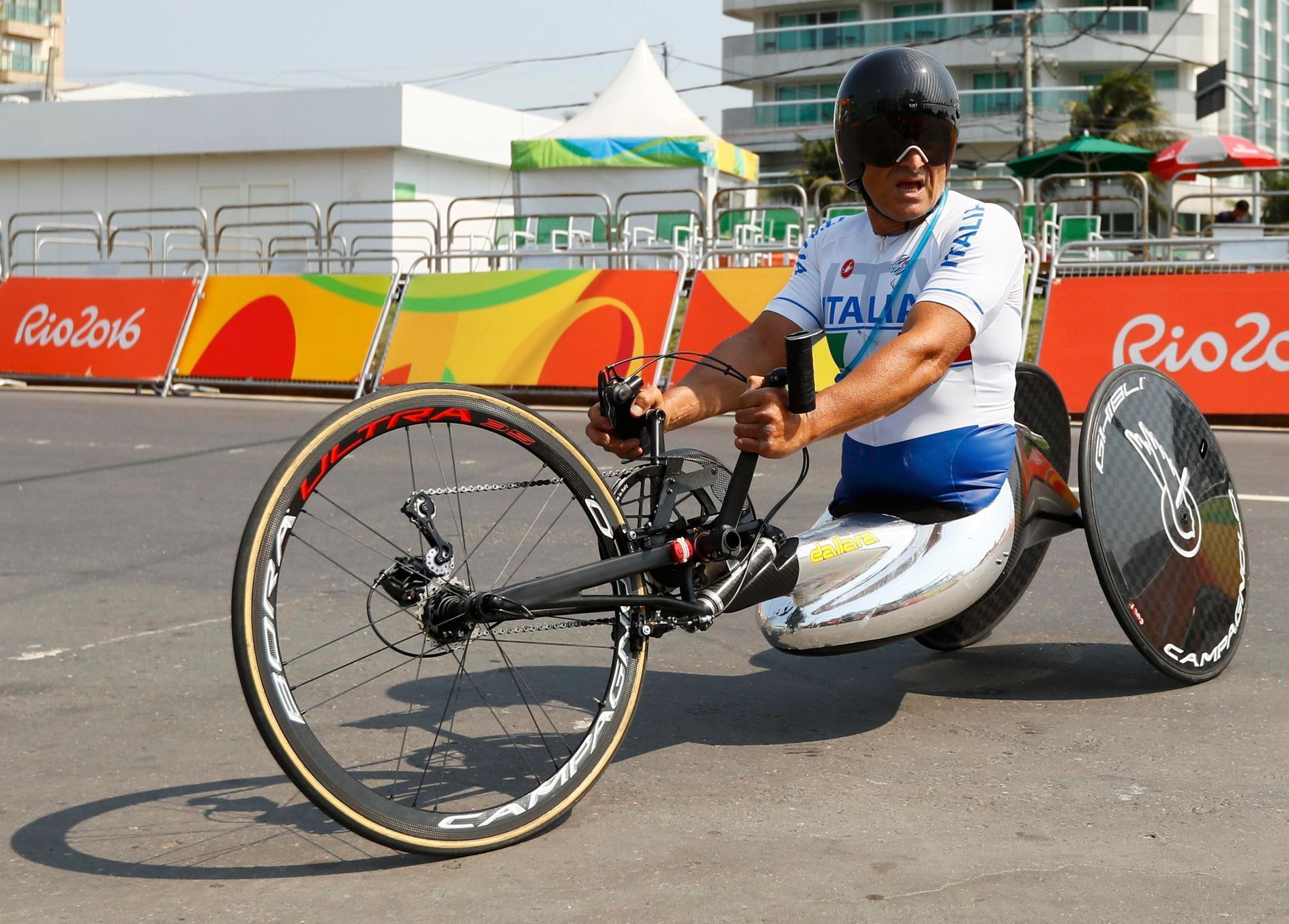 Alex Zanardi na paralympiádě v Rio de Janeiru 2016