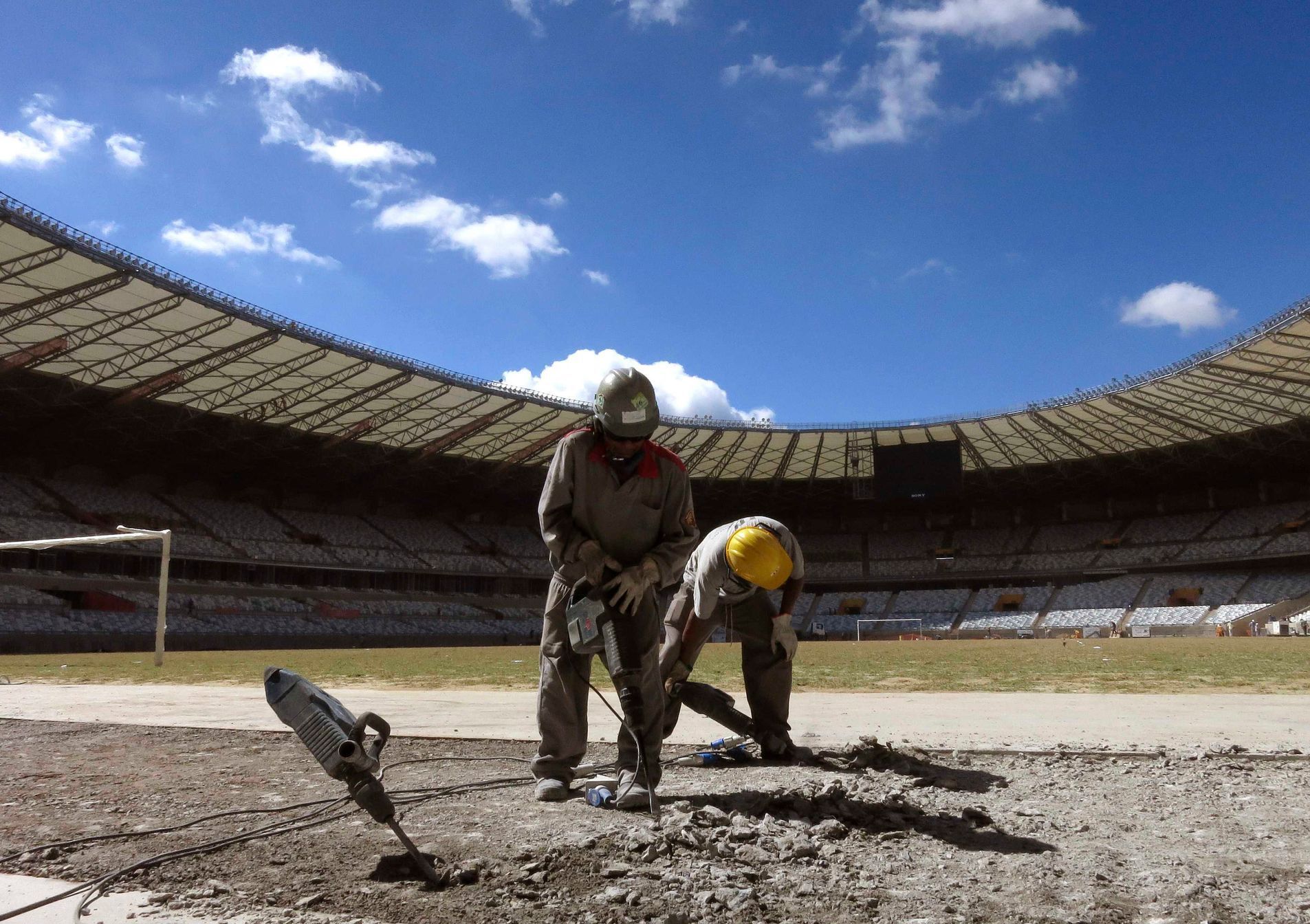 Stadion Mineirao v Belo Horizonte