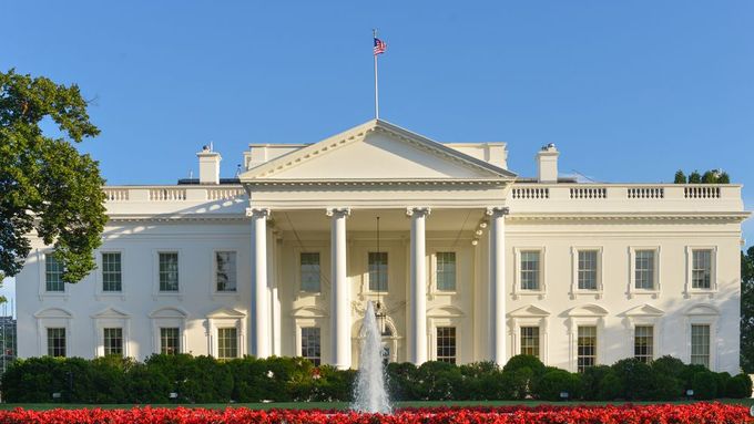 Bílý dům, sídlo prezidenta USA.