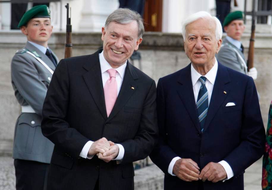Německý prezident Horst Köhler a Richard von Weizsäcker