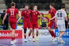 Florbalisté rozstříleli Slovensko 9:4, v semifinále se utkají s domácími Švýcary