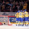 Radost Švédů v utkání proti Česku