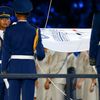 Evropské hry 2015 - slavnostní zahájení: vlajka Evropského olympijského výboru