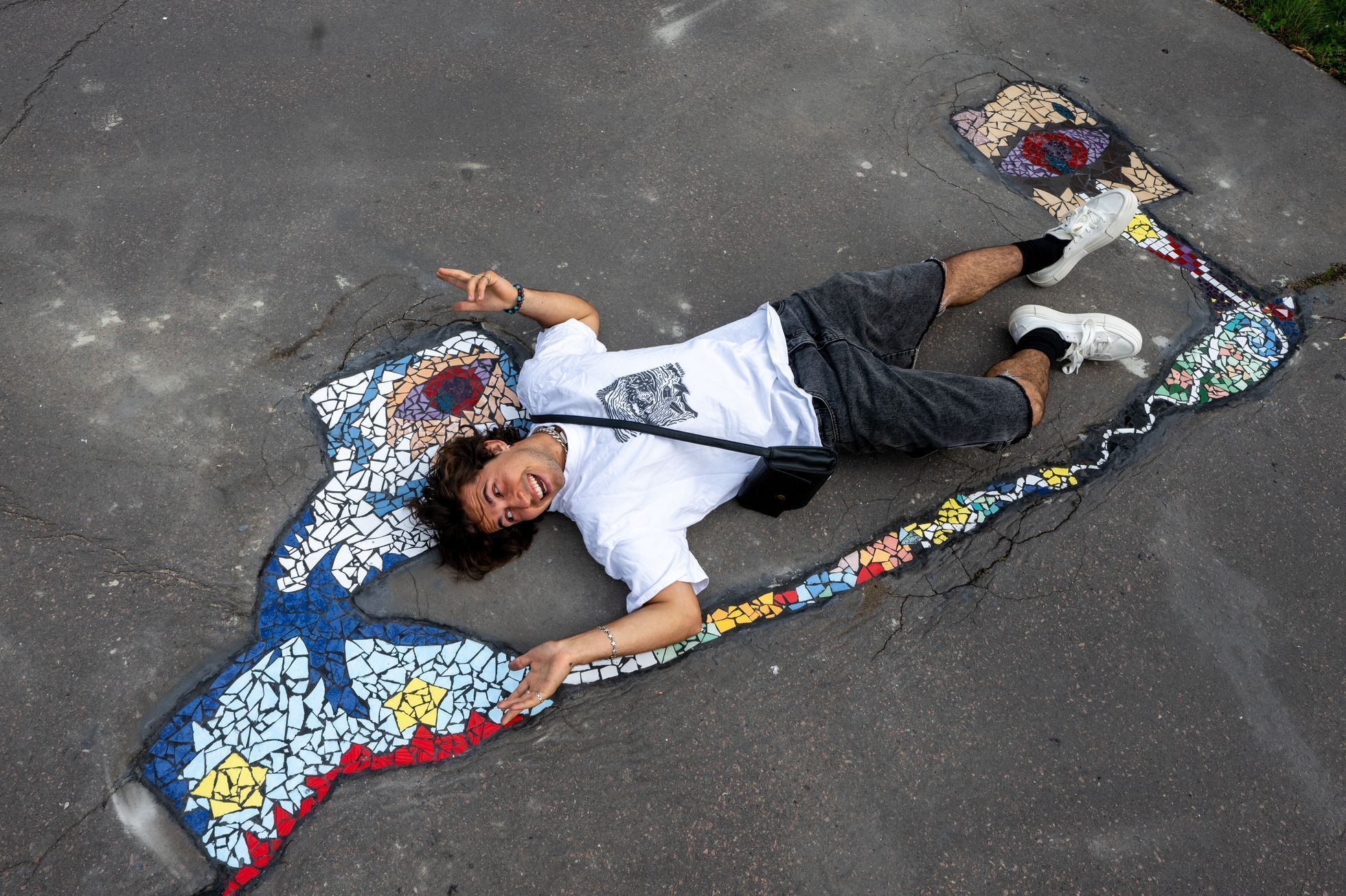 Matěj Krajíček, student, umělec, výtvarník, mozaika