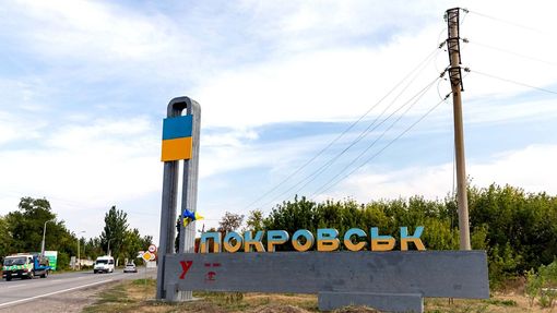 Příjezd do Pokrovsku na archivním snímku