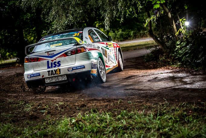 Barum rallye 2018: Tibor Érdi jr., Mitsubishi Lancer Evo X