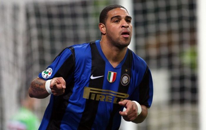 Brazilský kanonýr Adriano ještě v dresu Interu Milán