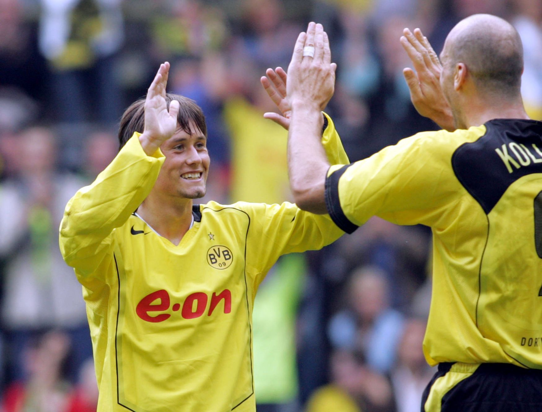 Tomáš Rosický a Jan Koller, Borussia Dortmund (2004)