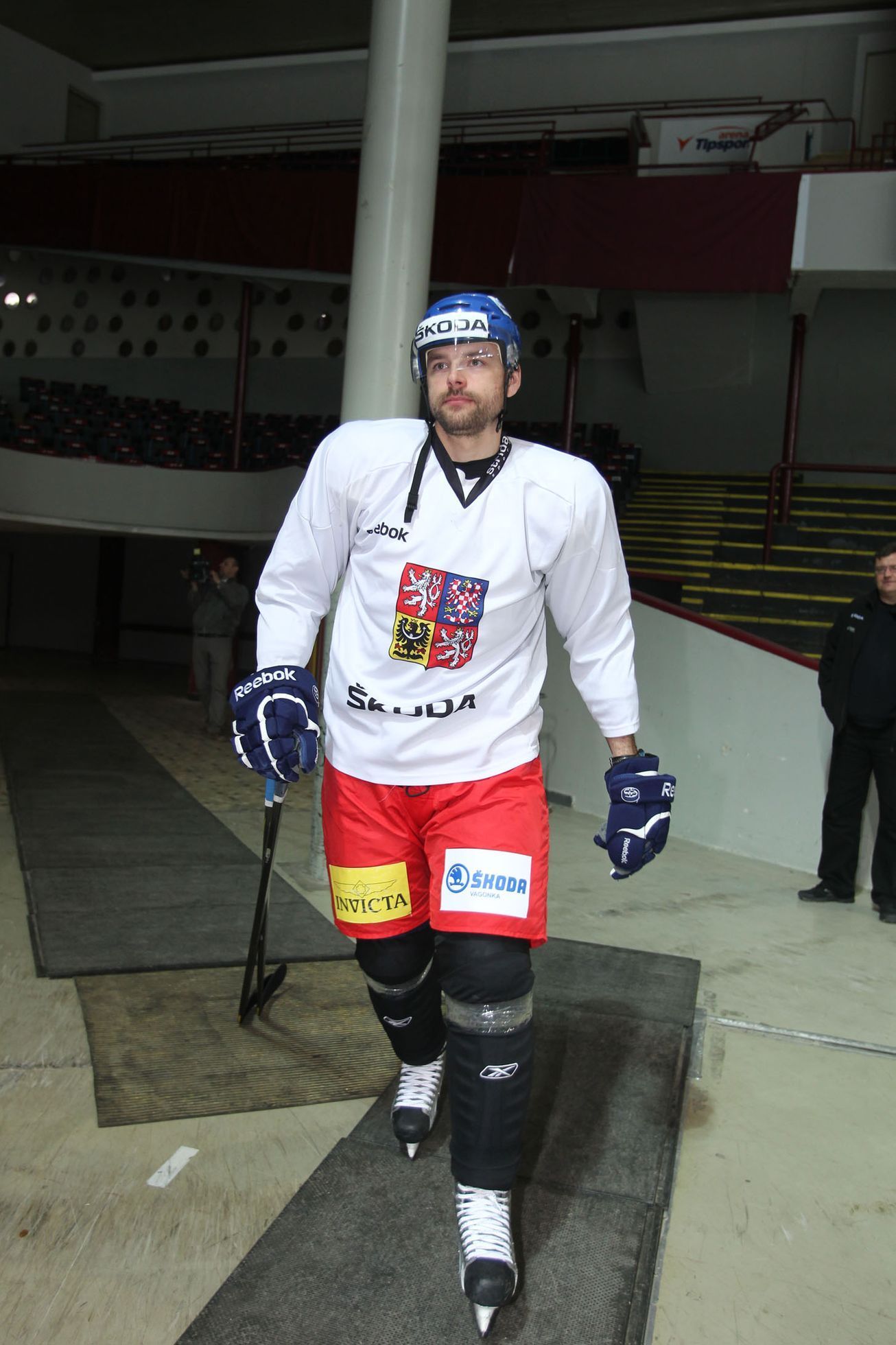 Trénink české hokejové reprezentace (Zdeněk Kutlák)