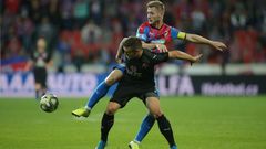 Jakub Brabec v utkání 14. kola F:L Plzeň - Slavia