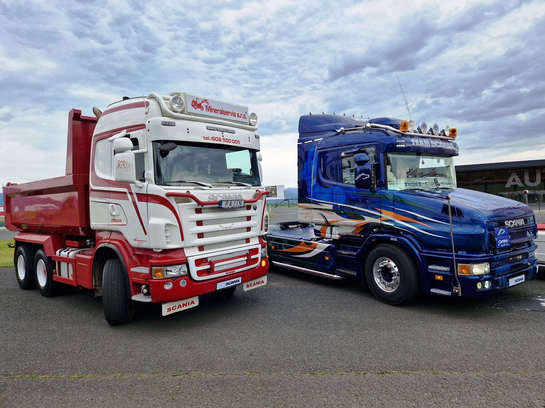 Scania 30 let v Česku polygon Most