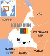Mapa - Kamerun