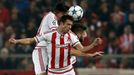 LM, Olympiacos -Arsenal: Dimitris Siovas, Luka Milivojevič - Olivier Giroud