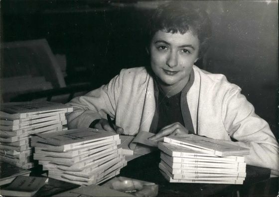 Françoise Saganová v roce 1954, kdy vydala román Dobrý den, smutku.