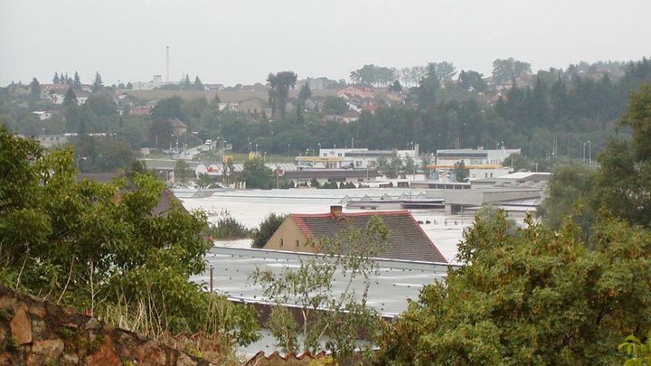 Obrazem: Tak před 20 lety vypadaly povodně v Písku a v Českém Krumlově; Zdroj foto: Ing. Jiří Votýpka / Město Písek