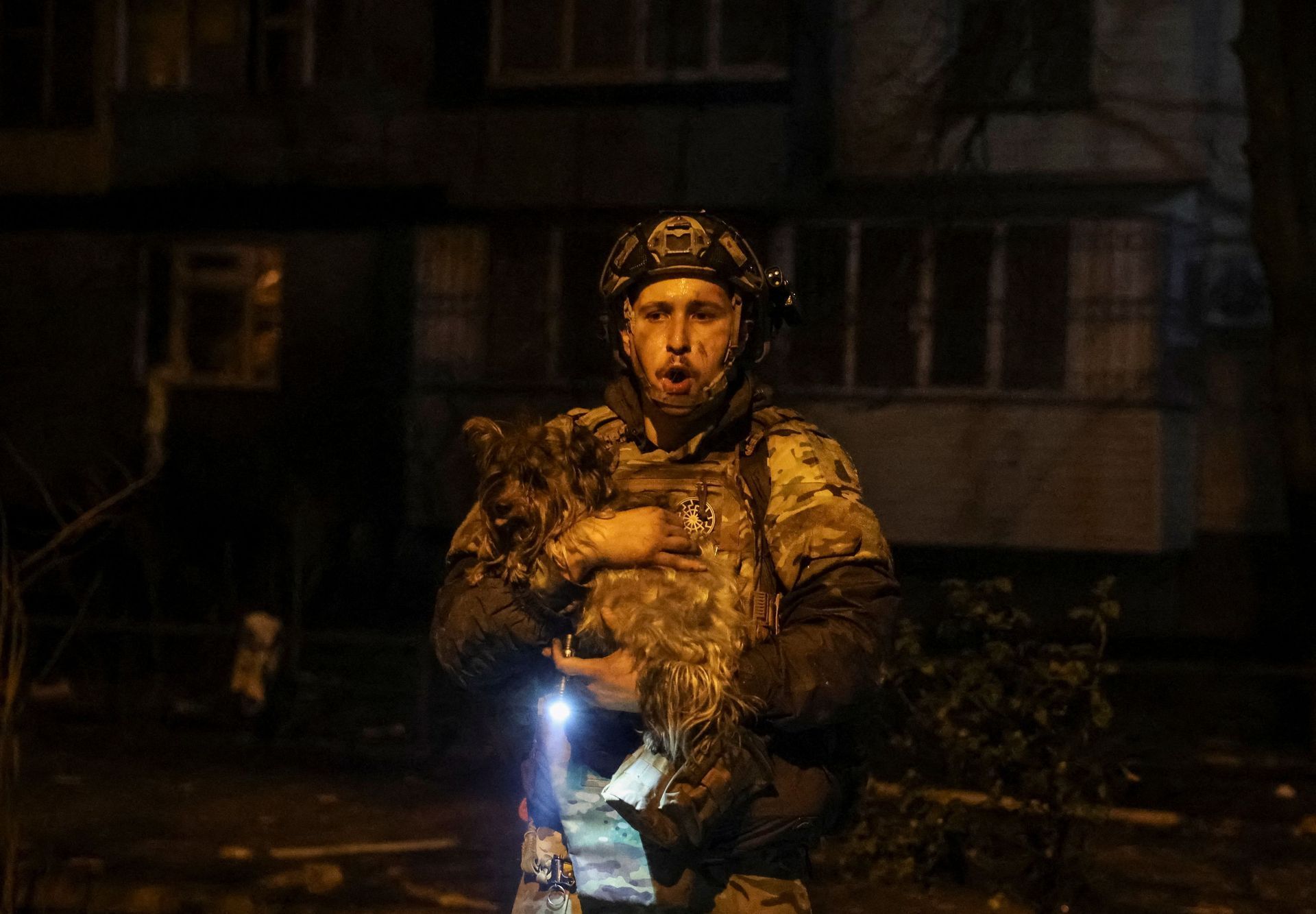 Noční ruský úder na Kyjev