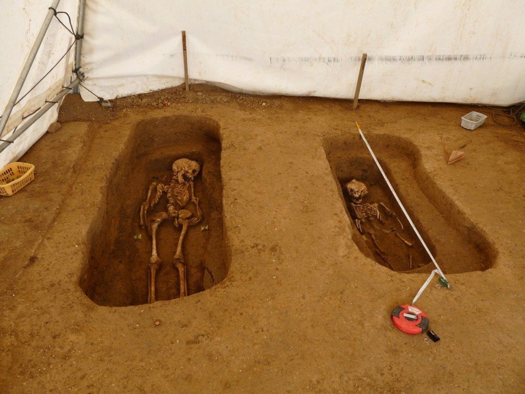 Výzkum pohřebiště na stavbě tunelu Blanka