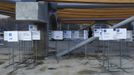 Signs are ready to be used at the "Sanki" sliding center near Krasnaya Polyana, a venue for the Sochi 2014 Winter Olympics near Sochi during a test event February 13, 2013. Although many complexes and venues in the Black Sea resort of Sochi mostly resemble building sites that are still under construction, there is nothing to suggest any concern over readiness. Construction will be completed by August 2013 according to organisers. The Sochi 2014 Winter Olympics opens on February 7, 2014. REUTERS/Kai Pfaffenbach (RUSSIA - Tags: BUSINESS CONSTRUCTION SPORT OLYMPICS) Published: Úno. 13, 2013, 6:34 odp.