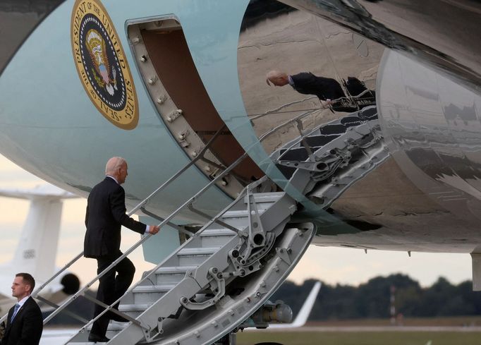 Joe Biden odlétá do Izraele.