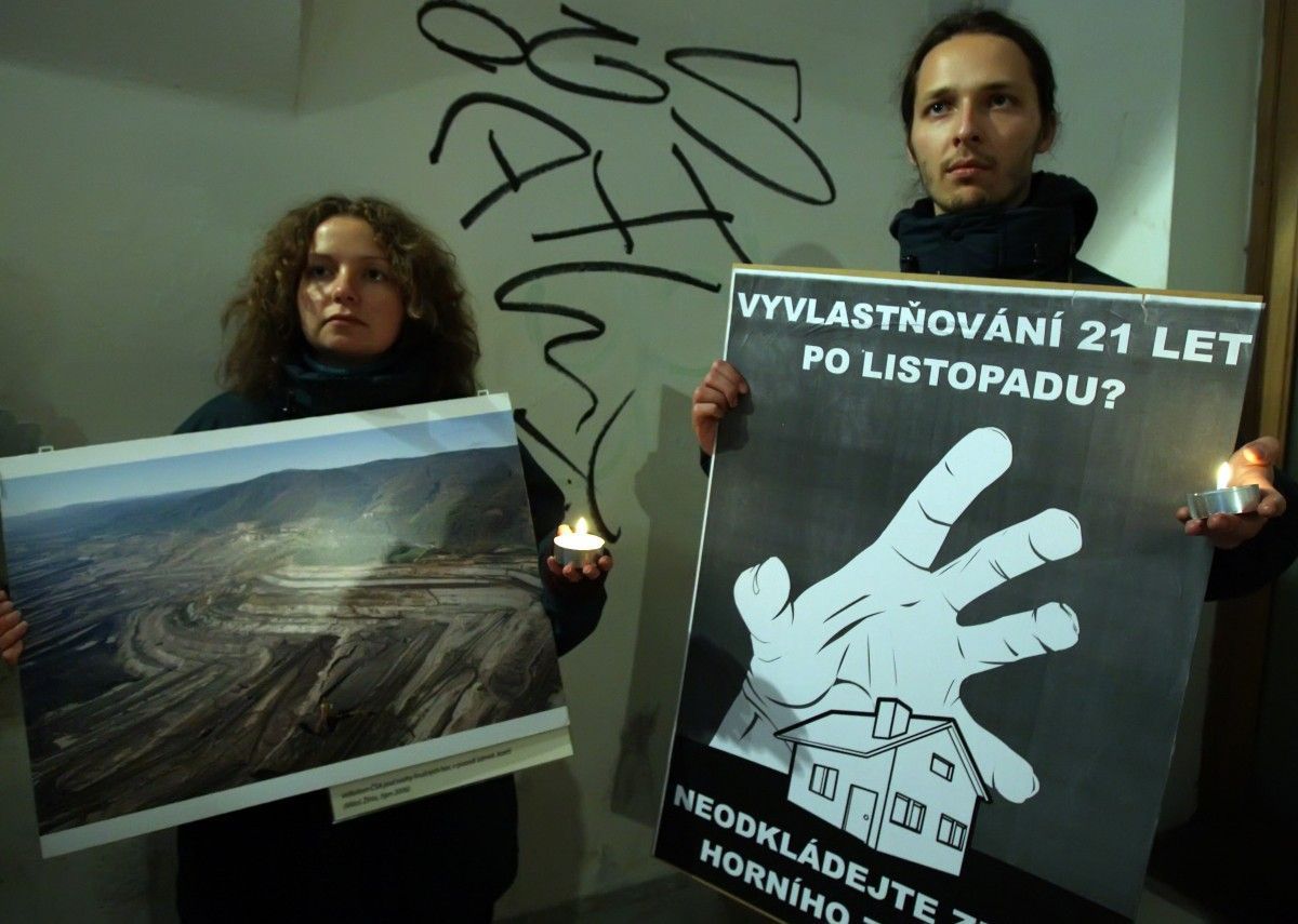 Oslavy 17. listopadu na Národní třídě - 21 let poté