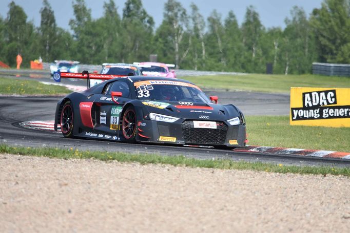 ADAC GT Masters, Most 2018: Filip Salaquarda, Frank Stippler - Audi R8 LMS