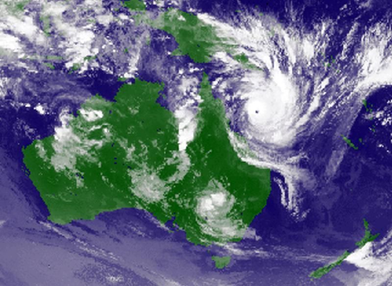 Austrálie očekává cyklón