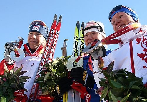 Medalistky ze skiatlonu