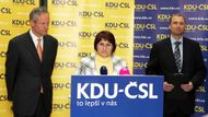 Na tiskové konferenci KDU-ČSL bylo dnes přítomným oznámeno, že vzhledem k nešťastným událostem povodňových dní se politické proklamace odkládají na neurčito. KDU-ČSL představila to lepší v nich: