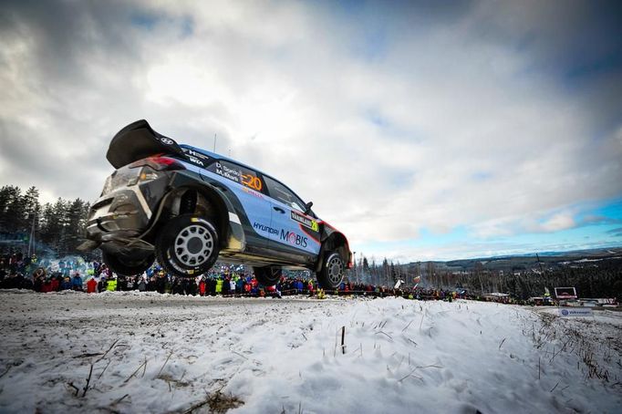 Švédská rallye 2016: Hayden Paddon, Hyundai i20 WRC