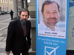 A new face. Radek John, the head of Public Affairs