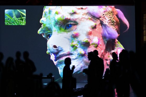 An exhibition of the work of Jakub Jansa of the audiovisual festival, which was organized by the Olomouc Film Animation Festival at the Pioneer Works in New York.